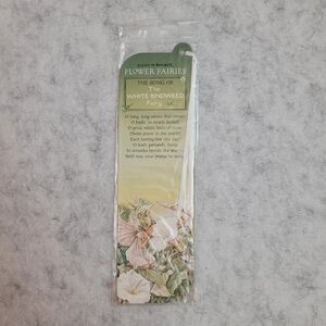 If 2008 Song White Bindweed Fairy Bookmark, Cicely M Barker Flower Fairies #6308